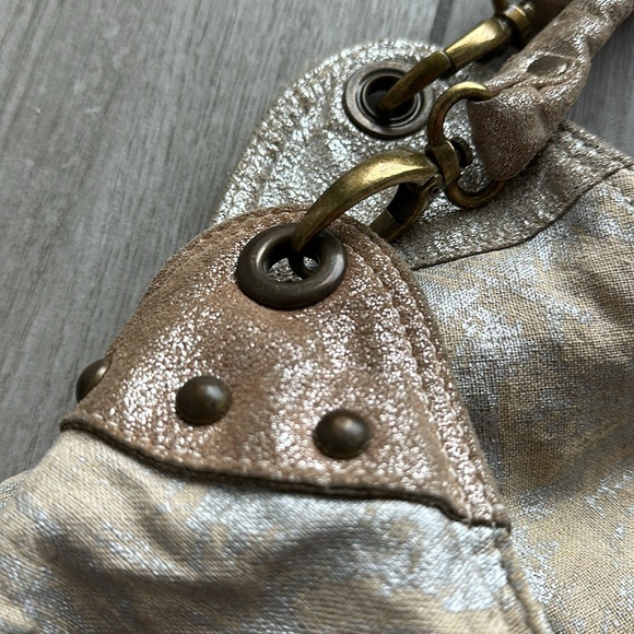 Ipa Nima Farrah Brushed Metallic Hobo Bag - Picture 8 of 17